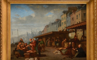 ALEXANDRE DUBOURG (1825-1991) Le marché... - Lot 18 - Osenat