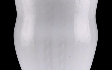 AN ART DECO PERIOD WHITEFRIARS CLOUDY WHITE LATTICE