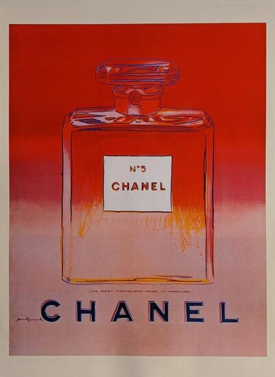 After Andy Warhol, Chanel, lithographic poster, full