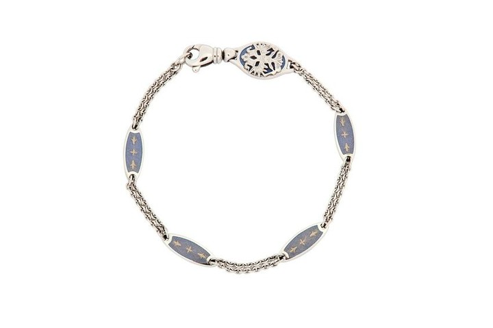 An enamel bracelet, by Fabergé