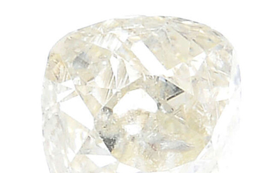 An old-cut diamond, weighing 0.82ct.
