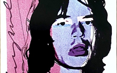 Andy Warhol (after) - Mick Jagger 10, 1975