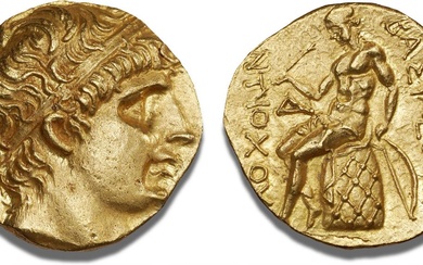 Antiochos I Soter, 281–261 BC, Stater, Aï Khanoum, 266–261 BC, Apollo, seated...