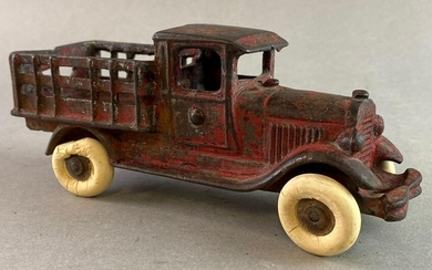 Antique Cast Iron Ford Model A Stake Bed Truck