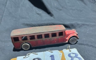 Antique Fageol Arcade Manufacturing Cast Iron Bus