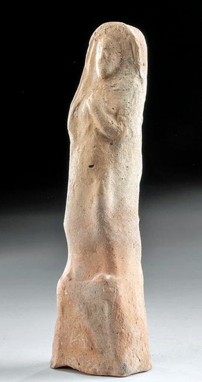 Archaic Greek Terracotta Female Kore