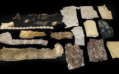 Assorted Late 19th/Early 20th Century Trims, including gilt and silver...