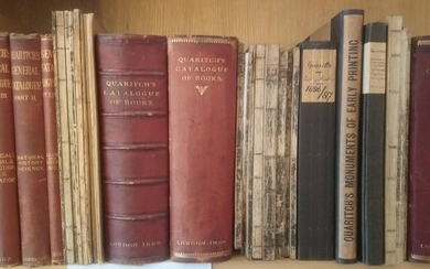 [Auction, booksellers' and library catalogues]. Quaritch, R. Catalogue of the...