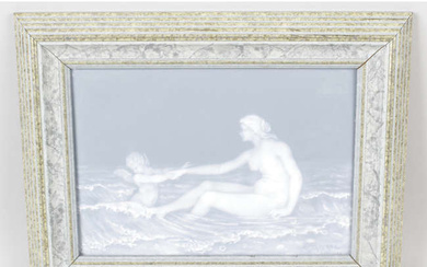 Auguste Riffaterre for Limoges plaque.