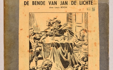 BOON, Louis Paul De bende van Jan de Lichte. Brussel Het Laatste Nieuws 1951-1952 8vo:...