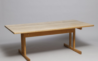 BØRGE MOGENSEN. “Shaker coffee table”, oak, Fredericia Stolefabrik, model 5267, Denmark.