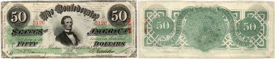 Banknotes â America - Confederate States of America