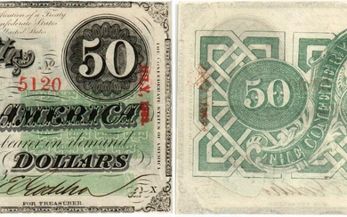 Banknotes â America - Confederate States of America...
