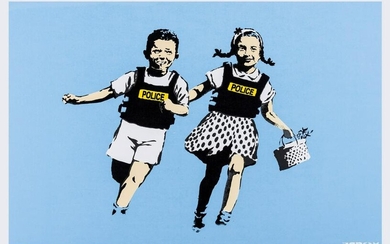 δ Banksy (b.1974) Police Kids (Signed)