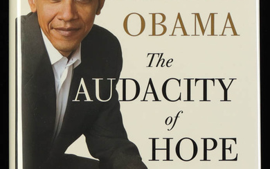 Barack Obama Signed "The Audacity of Hope" Hard-Cover Book (Beckett)