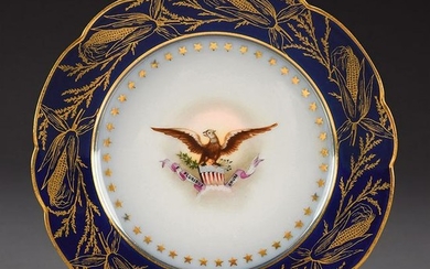 Benjamin Harrison White House China Dessert Plate