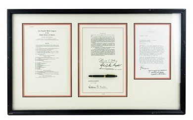 Bill Clinton Pen Used to Sign 1993 Act to Amend the National and Community Service Act of 1990