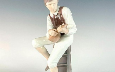 Bing & Grondahl Porcelain Figurine, Mandolin Player 1600