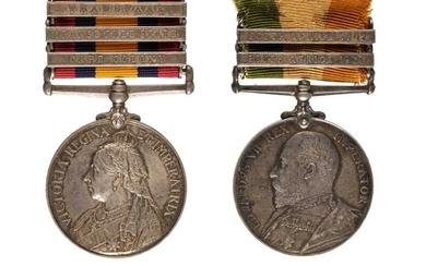 Boer War. QSA & KSA - Sergeant J. King Gloucestershire Regiment
