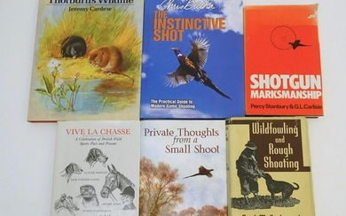 Books: A quantity of books on the subject of shooting