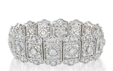 Buccellati Art Deco Vintage Diamond Bracelet