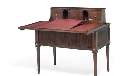 SOLD. C. F. Harsdorff, attributed: A Danish Louis XVI mahogany writing elevation desk. Denmark, late 18th century. H. 135 cm. L. 109 cm. W. 62 cm. – Bruun Rasmussen Auctioneers of Fine Art