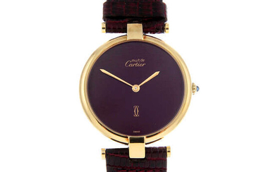 CARTIER - a Must De Cartier Vendome wrist watch.