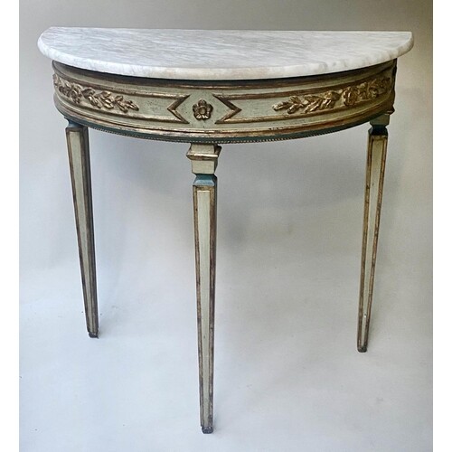 CONSOLE TABLE, 90cm W x 45cm D x 89cm H, Italian late 18th c...