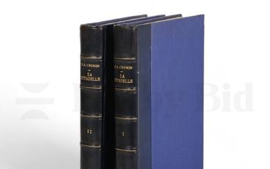 CRONIN A.J., La citadelle-2 vols., Ed. 1947_x000D_