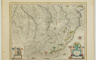 Carte XVIIe s : « CHAMPAGNE latine, Campania,... - Lot 18 - Vermot et Associés