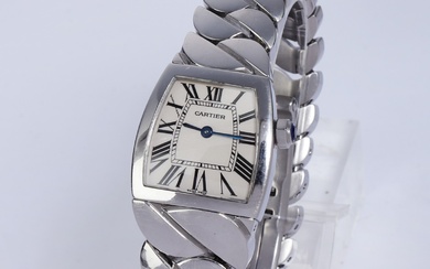 Cartier 'La Dona de Cartier'. Ladies' watch in steel with light dial, approx. The 2010s
