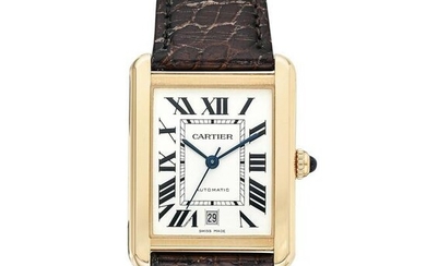 Cartier Tank Solo XL 18K Rose Gold with Stainless Steel Caseback Automatic