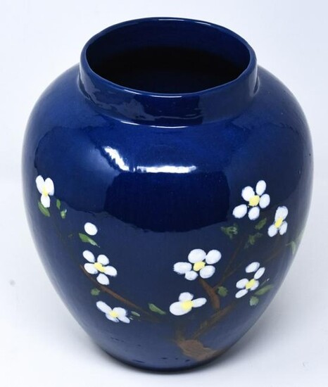 Chinese Hand Painted Porcelain Ginger Jar Vase