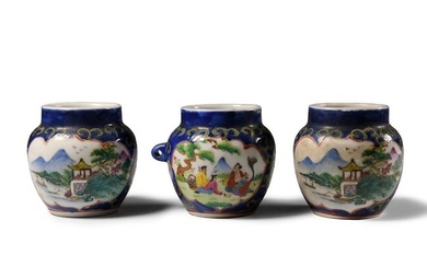 Chinese Porcelain Pot Group