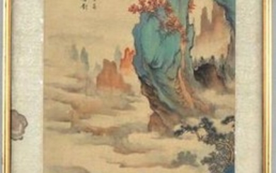 Chinese Qing Dynasty Framed Painting
