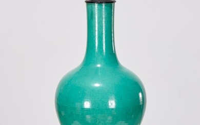 Chinese porcelain vase converted to a lamp