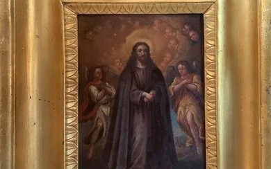 Christ with angels and seraphim, XVIII century
