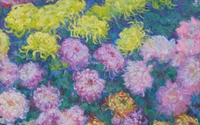Claude Monet Massif de chrysanthèmes
