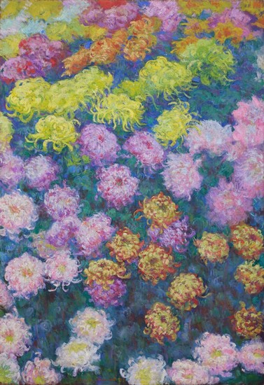 Claude Monet Massif de chrysanthèmes