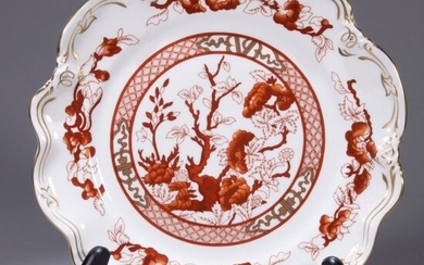 Coalport Porcelain Plate Depicting Indian Tree Coral