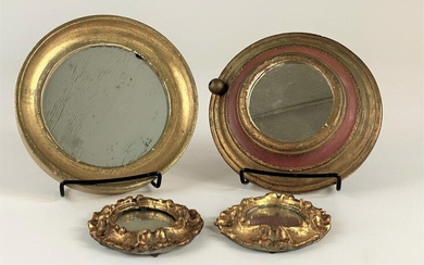 Collection of Four Gilt Mirrors