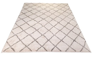 Contemporary Style Hand Knotted Wool Rug