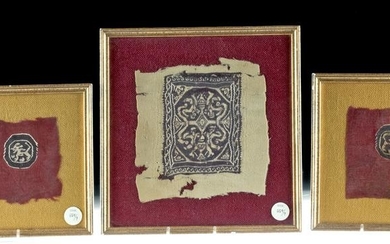 Coptic Textile Funerary Robe Fragments (3)