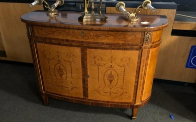 D SHAPED FRENCH STYLE CONSOLE
