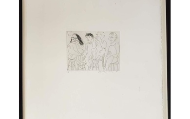 DAVID HOCKNEY (British, b.1937) 'Harvard etching, 1986', etc...
