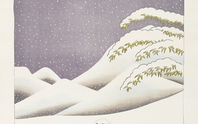 David Hockney, Snow, from Weather Series