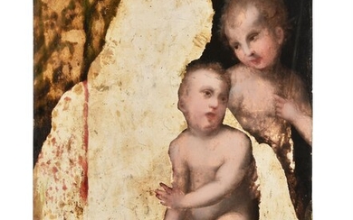 Domenico Puligo (Italian 1492-1527), The Madonna and Child and the infant St John