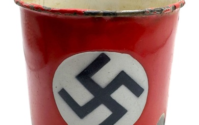 Early NSDAP Enameled Metal Cup
