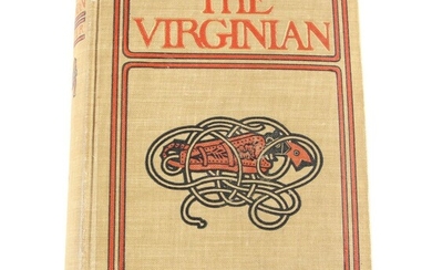 Early Printing "The Virginian: A Horseman of the Plains" by Owen Wister, 1902