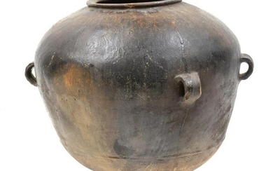 Earthenware Pot on Stand